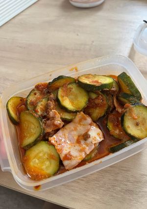 本格手抜きズッキーニトマト煮-レシピのメイン写真