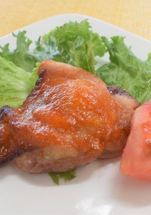 【給食レシピ】鶏のオーロラ焼き-レシピのメイン写真