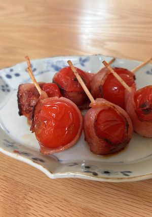 ミニトマトのベーコン巻-レシピのメイン写真