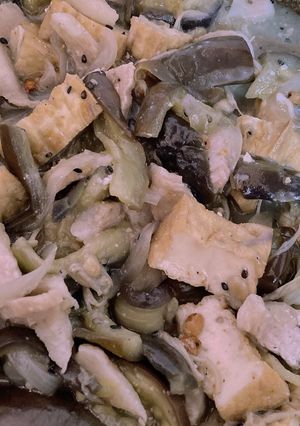なすと豚肉と厚揚げの味噌炒め-レシピのメイン写真