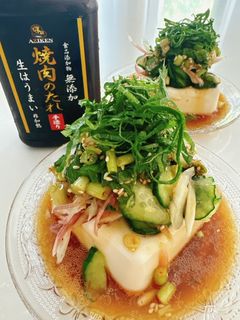 焼肉の生だれで超簡単絶品ネギだれやっこ-レシピのメイン写真