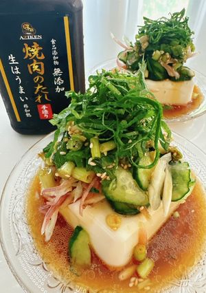 焼肉の生だれで超簡単絶品ネギだれやっこ-レシピのメイン写真