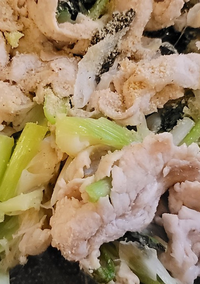 豚肉と残り野菜のネギ炒め-レシピのメイン写真