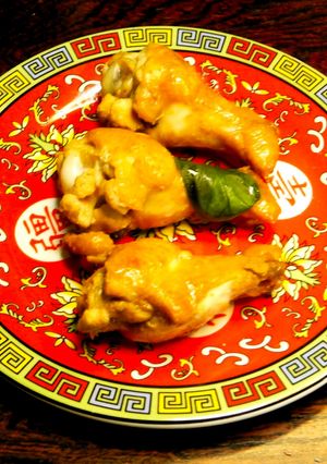 鶏の炒め煮ワンパン・醤油とバジルの組合せ-レシピのメイン写真