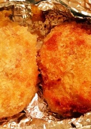 揚げない*スマッシュドポテトのコロッケ-レシピのメイン写真