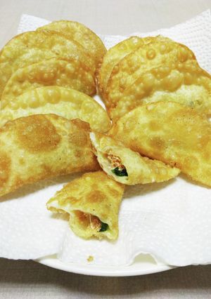 明太子大葉チーズの餃子皮包み揚げ-レシピのメイン写真