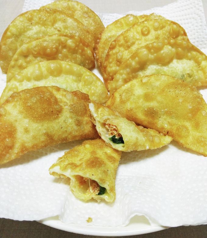 明太子大葉チーズの餃子皮包み揚げ-レシピのメイン写真