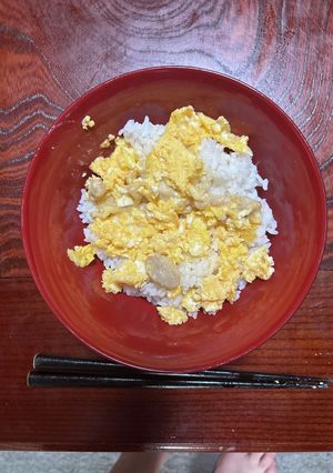 中坊が作る親子どゅん-レシピのメイン写真