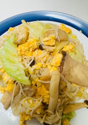 冷蔵庫の余り物でソーメンチャンプルー！-レシピのメイン写真