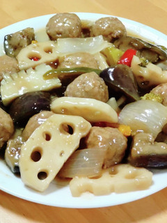 野菜と肉団子の甘酢あんかけ-レシピのメイン写真