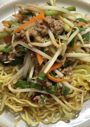 坦々麺風味の焼きそば(身内専用)-レシピのメイン写真