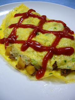 和風オムレツ☆ひき肉で肉じゃが-レシピのメイン写真