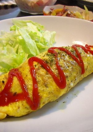 焼肉のタレで♡肉入りオムレツ-レシピのメイン写真