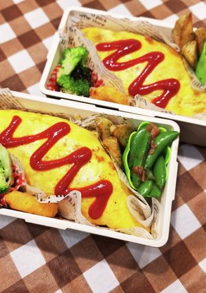 高１男子とパパの弁当240604-レシピのメイン写真