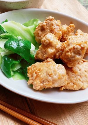 時短ごはん！ごろごろ鶏つくねの甘辛だれ-レシピのメイン写真