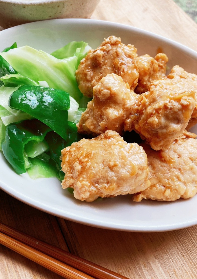 時短ごはん！ごろごろ鶏つくねの甘辛だれ-レシピのメイン写真