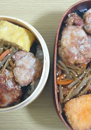 娘と息子のお弁当（6/4 火）-レシピのメイン写真