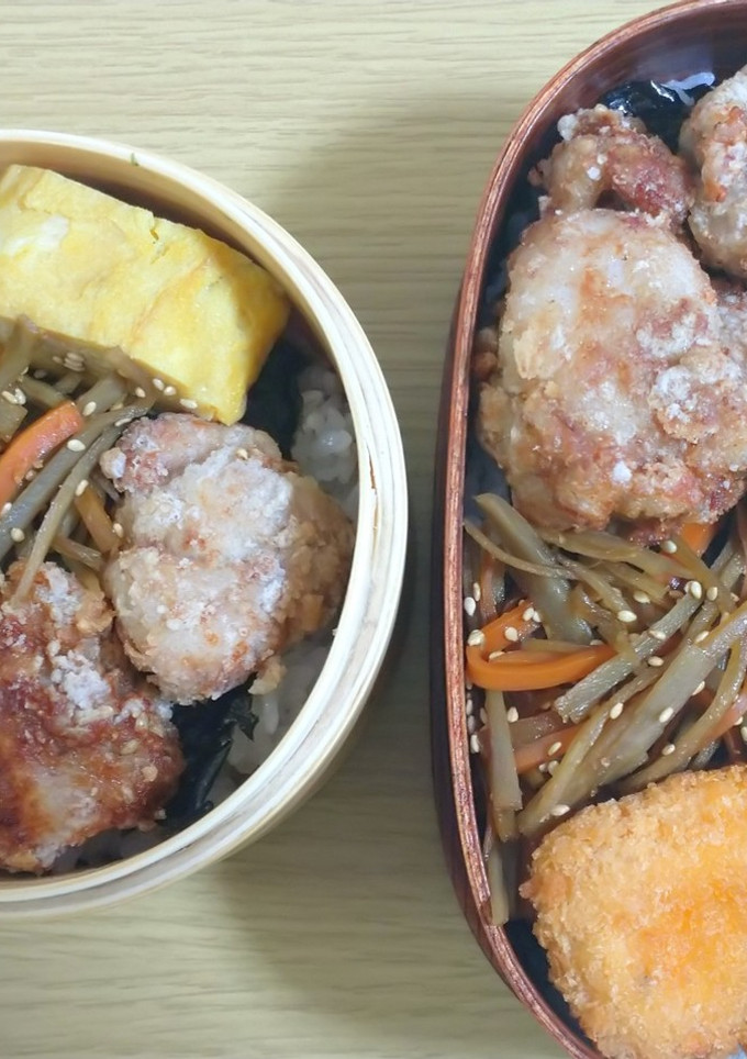 娘と息子のお弁当（6/4 火）-レシピのメイン写真