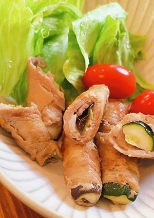 なすとズッキーニの肉巻き-レシピのメイン写真