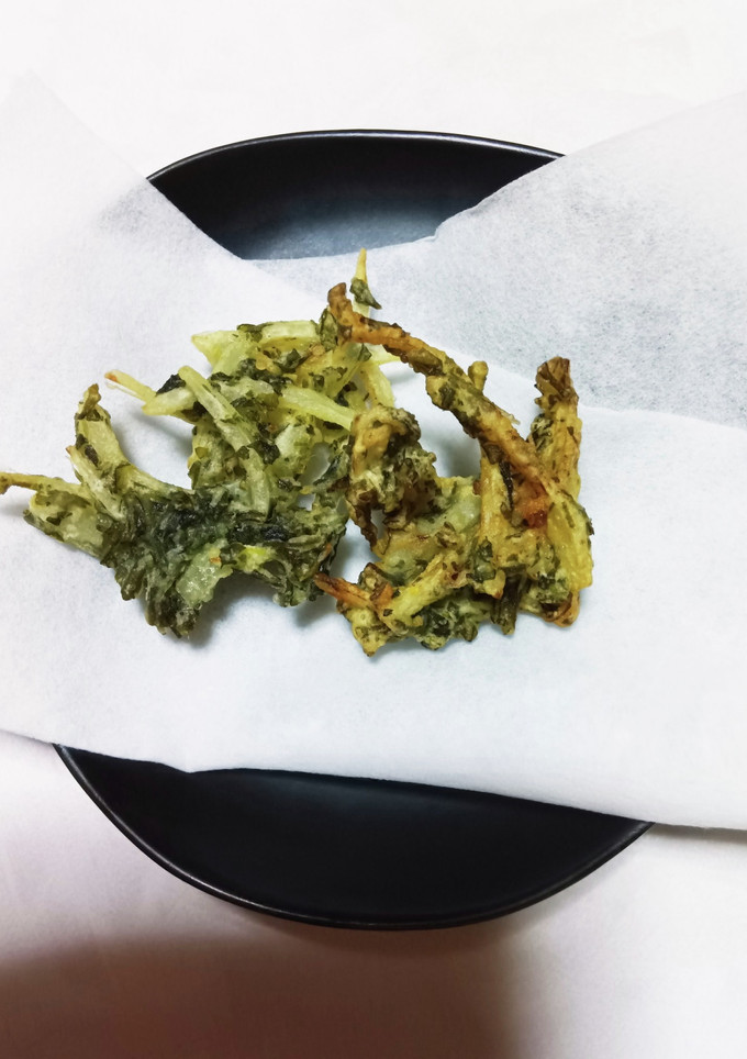 玉ねぎとお茶の葉のかき揚げ-レシピのメイン写真