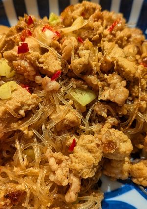高野豆腐麻婆春雨で内臓脂肪排除レジスタントパワー-レシピのメイン写真
