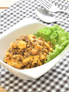 カレーもずくポテト-レシピのメイン写真