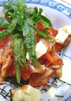 のっけただけでスイマセン!キムチチーズ丼-レシピのメイン写真
