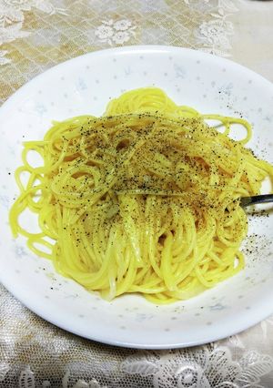 タクワン入り塩レモンパスタ-レシピのメイン写真