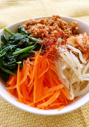 野菜たっぷりビビンバ-レシピのメイン写真