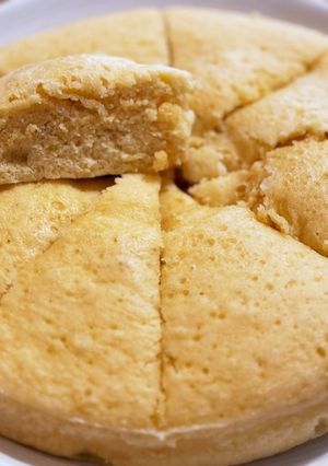 米粉＆強力粉と卵のカルピス蒸しケーキ-レシピのメイン写真