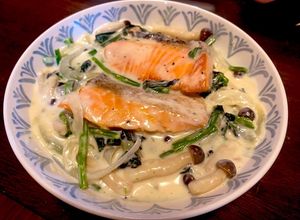 ワンパン！簡単！サーモンクリーム煮-レシピのメイン写真