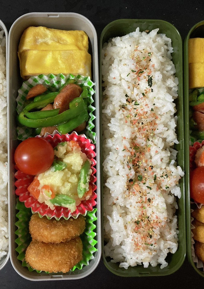 男子高校生弁当　記録3 メインは冷食-レシピのメイン写真