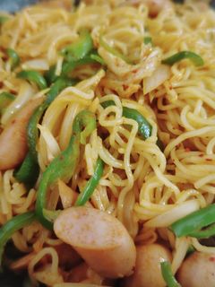 キムチ焼きそば-レシピのメイン写真