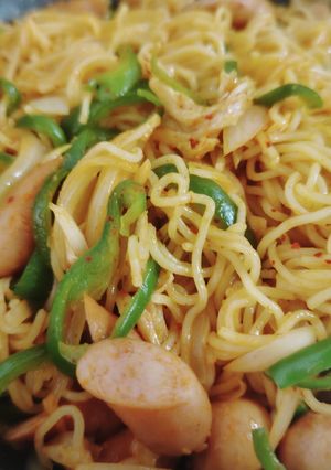 キムチ焼きそば-レシピのメイン写真