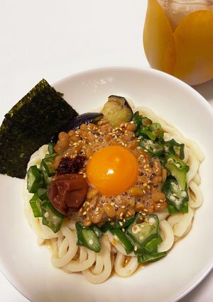 楽ちん！ねば玉うどん-レシピのメイン写真