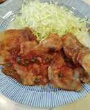 豚肉生姜焼き用肉の山椒照り焼き