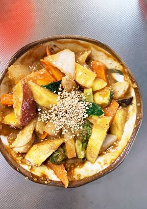お一人様☆冷凍麺に根菜オイレモン味ナムル-レシピのメイン写真