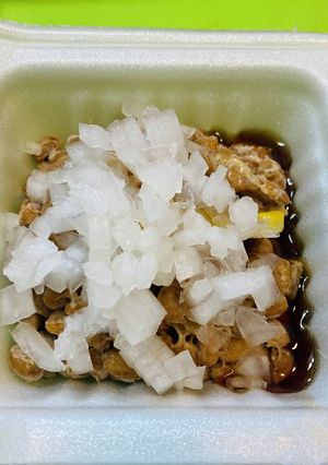 ＊生の玉ねぎのみじん切りのせ納豆＊-レシピのメイン写真