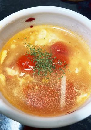 ツマミのミニトマトスープ-レシピのメイン写真