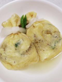 うちの味☆玉子豆腐で♪茶碗蒸し風巾着煮-レシピのメイン写真