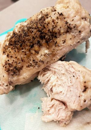 圧力鍋でほろほろ鶏胸肉-レシピのメイン写真