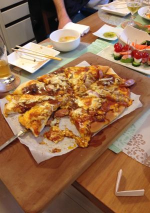 HBでカレーピザ-レシピのメイン写真