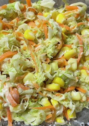 千切り野菜のコールスローサラダ-レシピのメイン写真