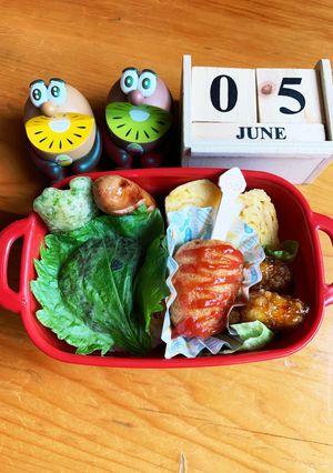 高二長女　お弁当(焼きおむすび6)-レシピのメイン写真