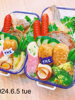 男子大学生お弁当★019-レシピのメイン写真