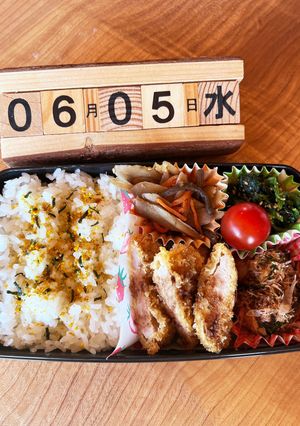 2024.6/5 高校生男子お弁当-レシピのメイン写真
