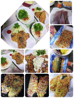 鯵のカラフルあられ揚げ-レシピのメイン写真