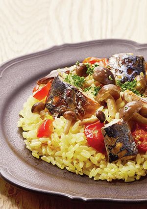 【エスビー食品監修】鯖缶パエリア-レシピのメイン写真
