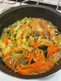野菜達とお揚げさんの炒り豆腐-レシピのメイン写真