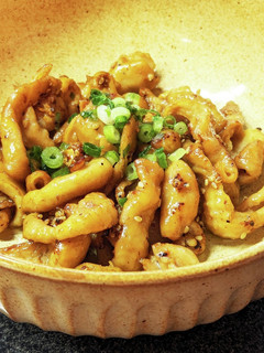 醤油酒粕だけでウマっ♡おつまみ鶏皮炒め物-レシピのメイン写真